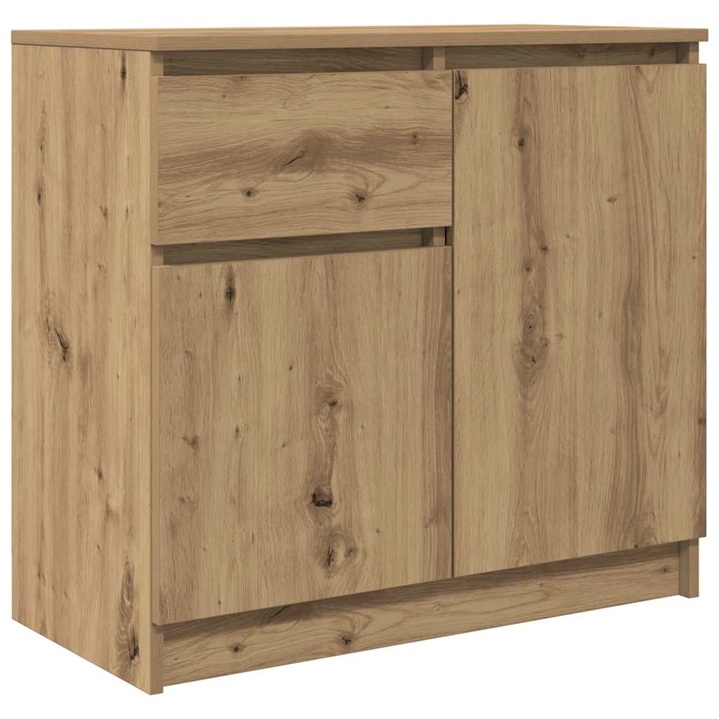 Bufetă cu sertar Artisan Stejar 71x35x65 cm lemn prelucrat GartenMobel Dekor