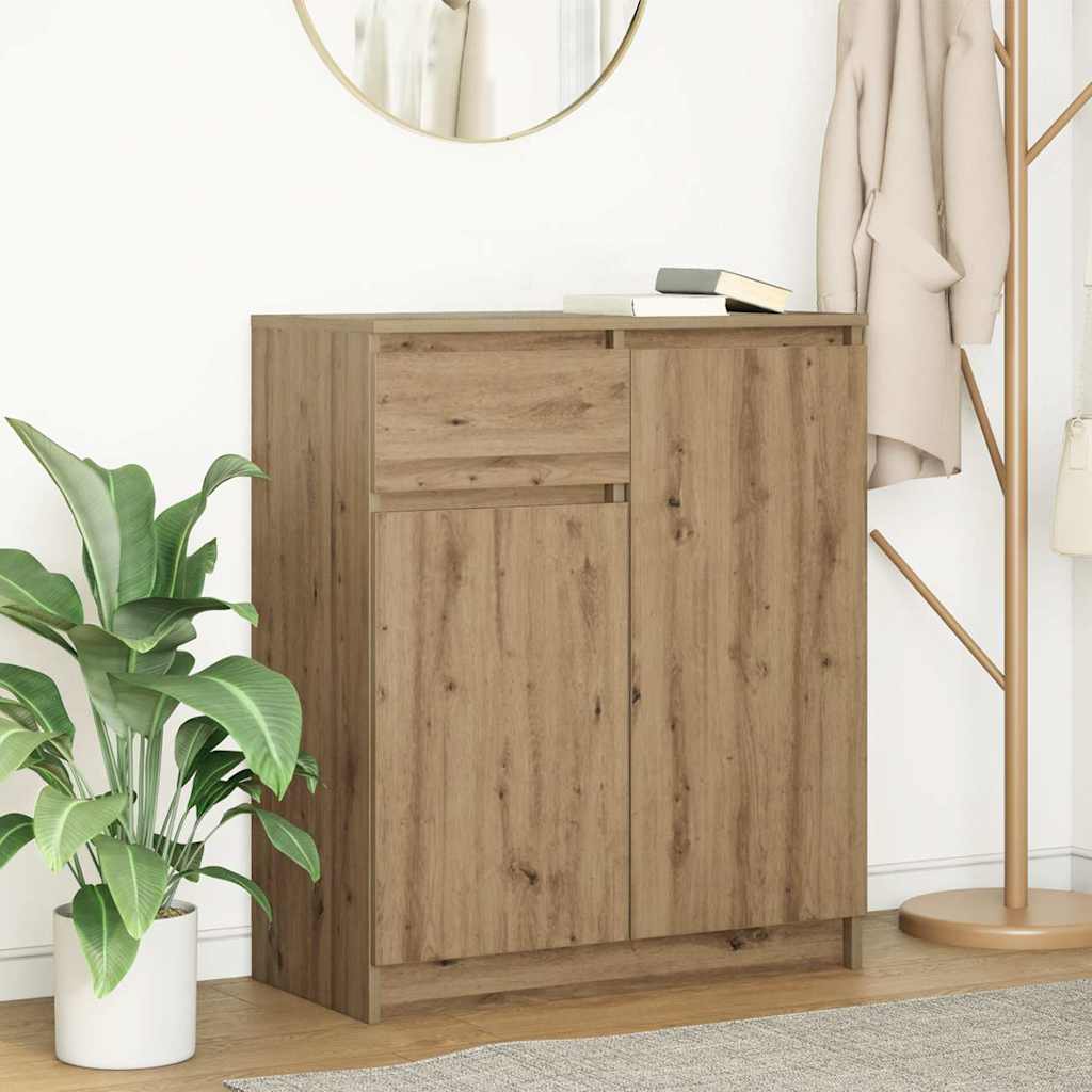 Bufetă cu sertar Artisan Stejar 71x35x84 cm Lemn prelucrat GartenMobel Dekor