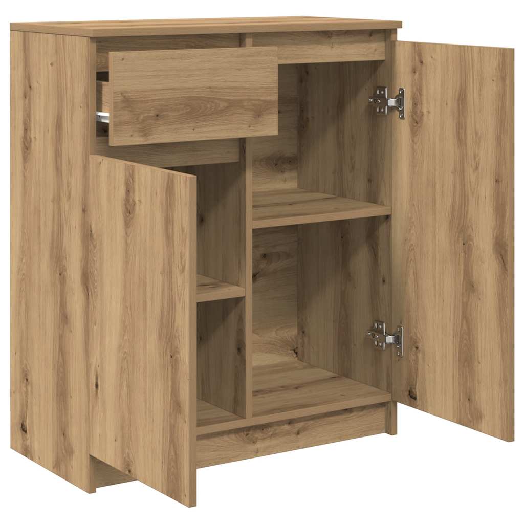 Bufetă cu sertar Artisan Stejar 71x35x84 cm Lemn prelucrat GartenMobel Dekor