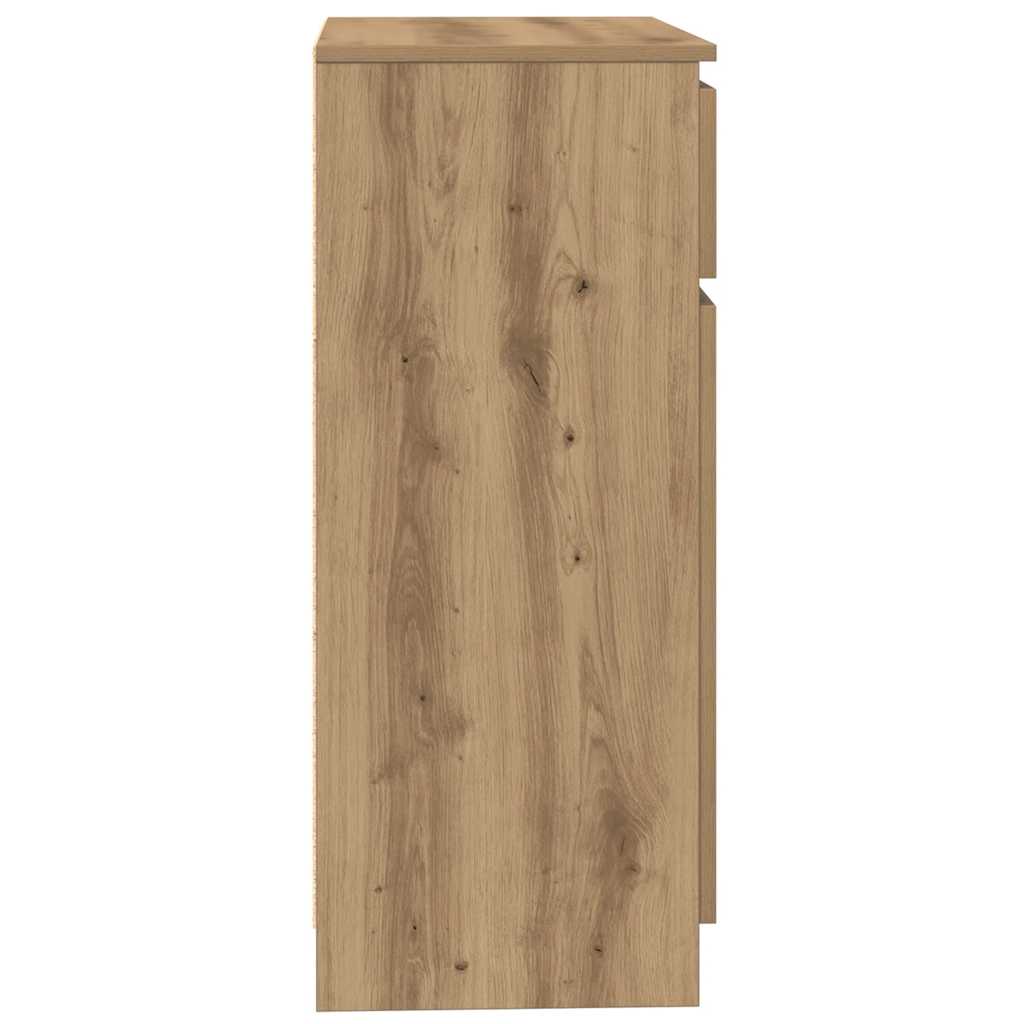 Bufetă cu sertar Artisan Stejar 71x35x84 cm Lemn prelucrat GartenMobel Dekor