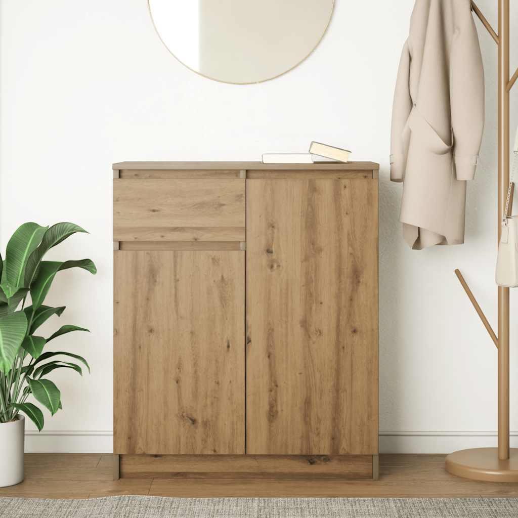 Bufetă cu sertar Artisan Stejar 71x35x84 cm Lemn prelucrat GartenMobel Dekor
