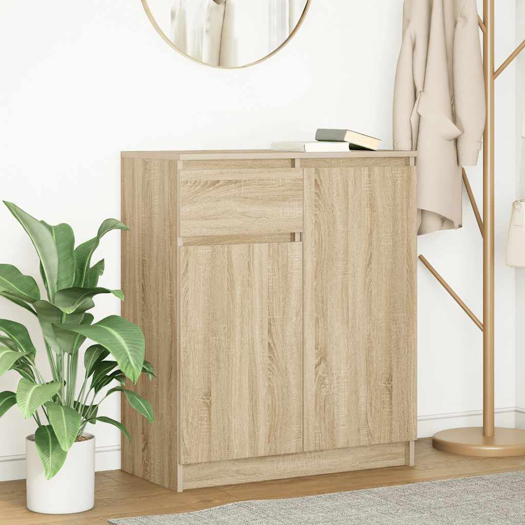 Bufetă cu sertar Stejar Sonoma 71x35x84 cm Lemn prelucrat GartenMobel Dekor