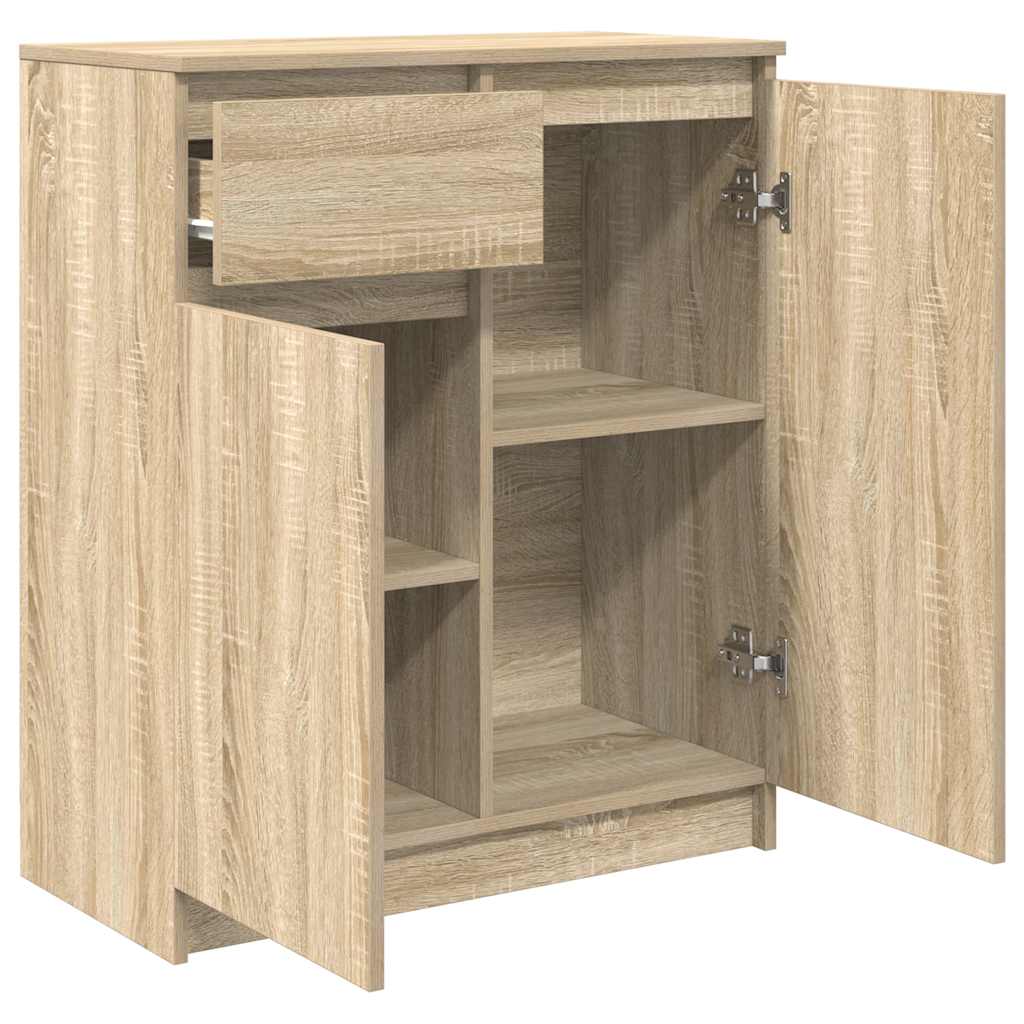 Bufetă cu sertar Stejar Sonoma 71x35x84 cm Lemn prelucrat GartenMobel Dekor