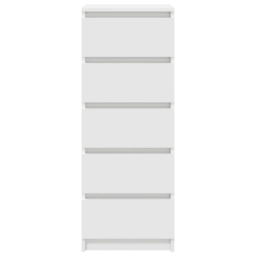 Bufetă cu sertare Alb 37,5x35x99 cm Lemn prelucrat GartenMobel Dekor
