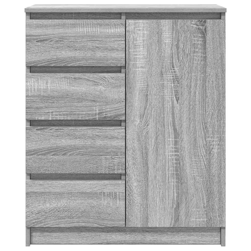 Bufetă cu sertare Gri Sonoma 71x35x84 cm Lemn prelucrat GartenMobel Dekor