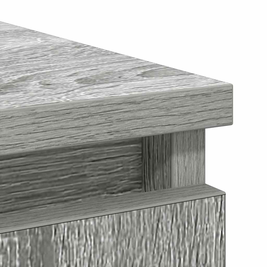 Bufetă cu sertare Gri Sonoma 71x35x84 cm Lemn prelucrat GartenMobel Dekor
