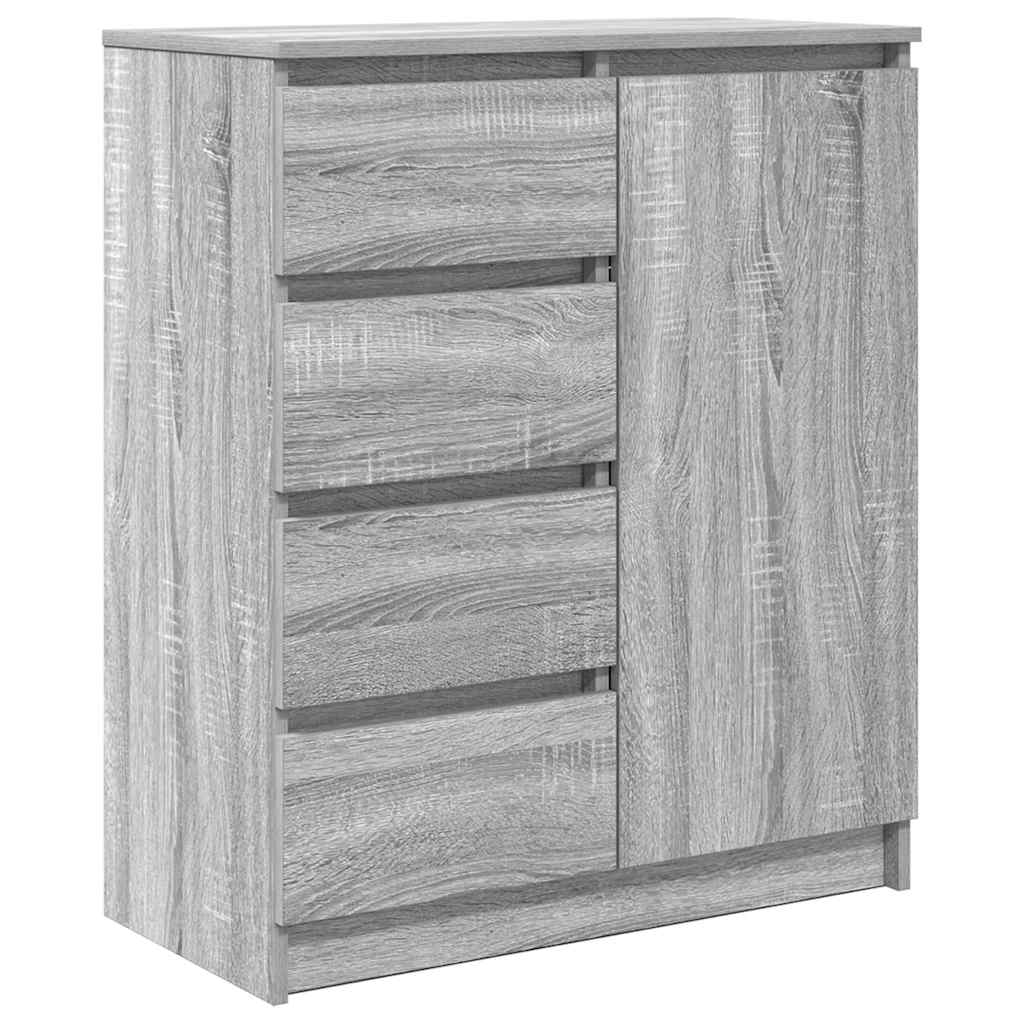 Bufetă cu sertare Gri Sonoma 71x35x84 cm Lemn prelucrat GartenMobel Dekor