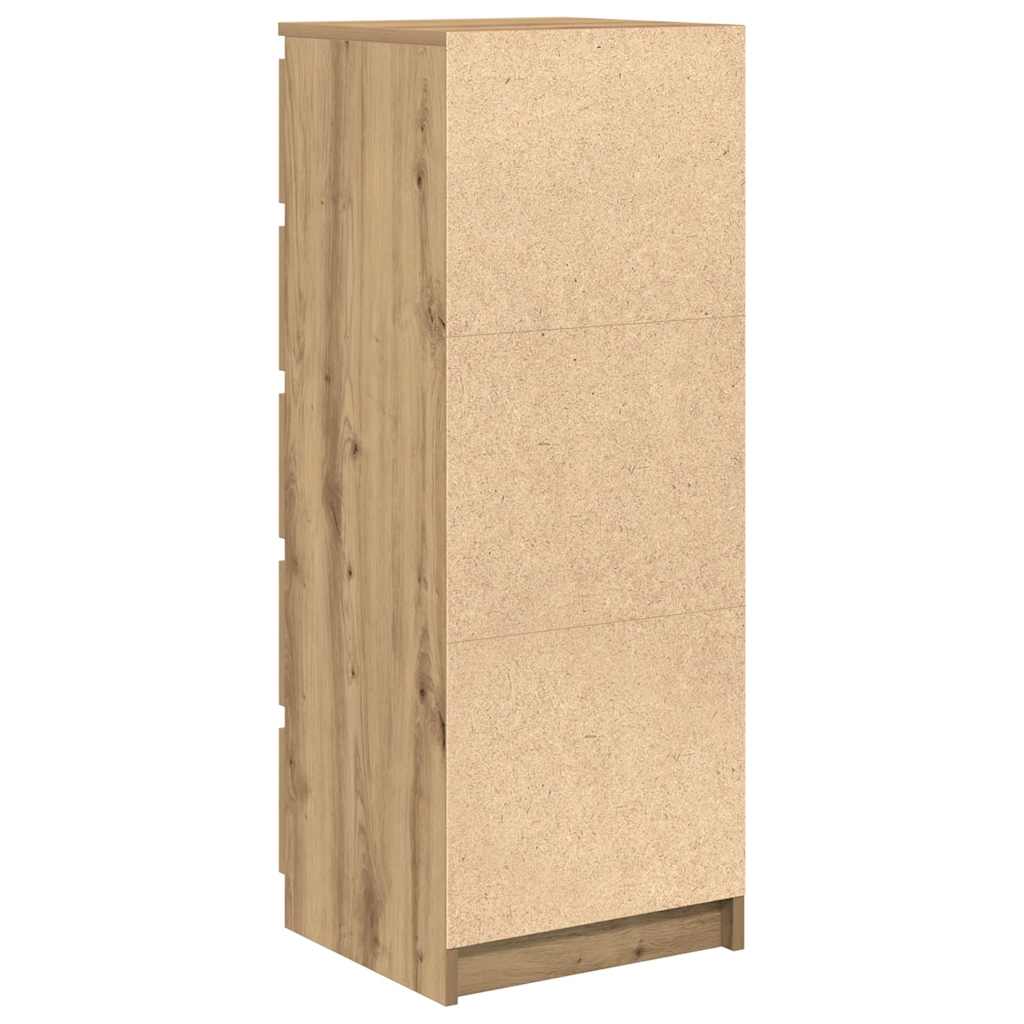 Bufetă cu sertare Stejar Artisan 37,5x35x99 cm Lemn prelucrat GartenMobel Dekor