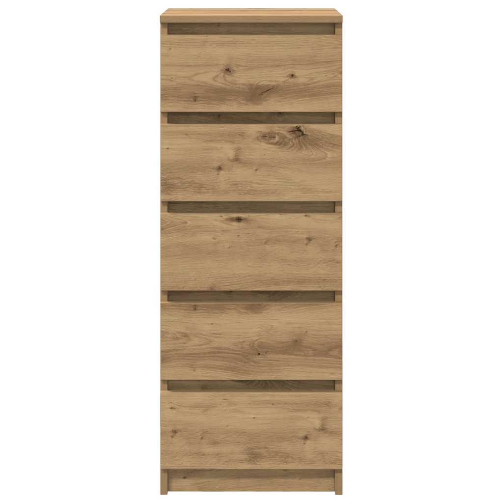 Bufetă cu sertare Stejar Artisan 37,5x35x99 cm Lemn prelucrat GartenMobel Dekor