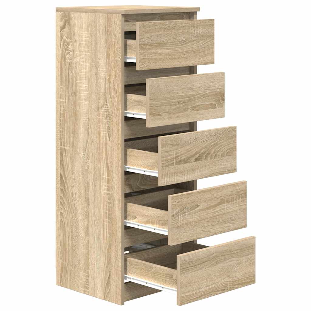 Bufetă cu sertare Stejar Sonoma 37,5x35x99 cm Lemn prelucrat GartenMobel Dekor