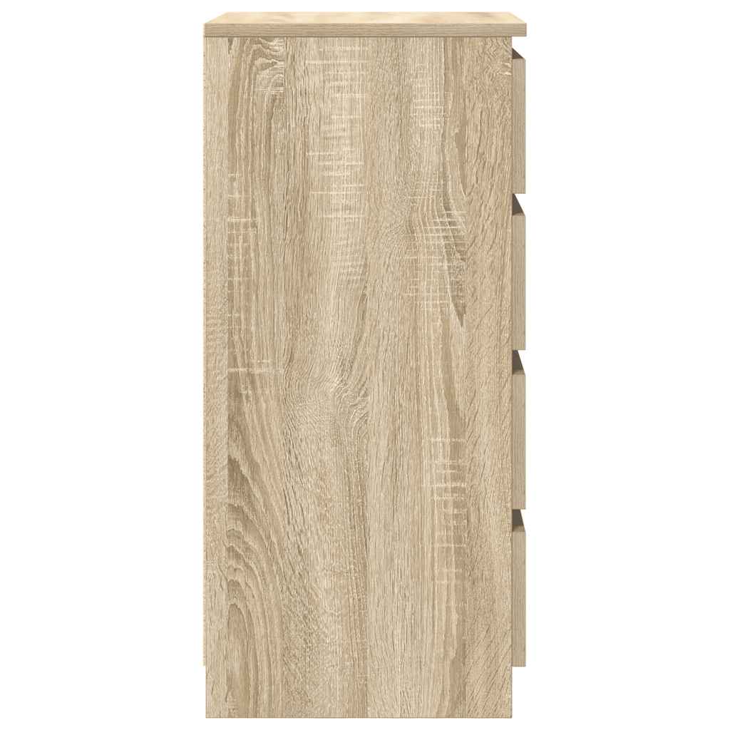 Bufetă cu sertare Stejar Sonoma 37,5x35x99 cm Lemn prelucrat GartenMobel Dekor
