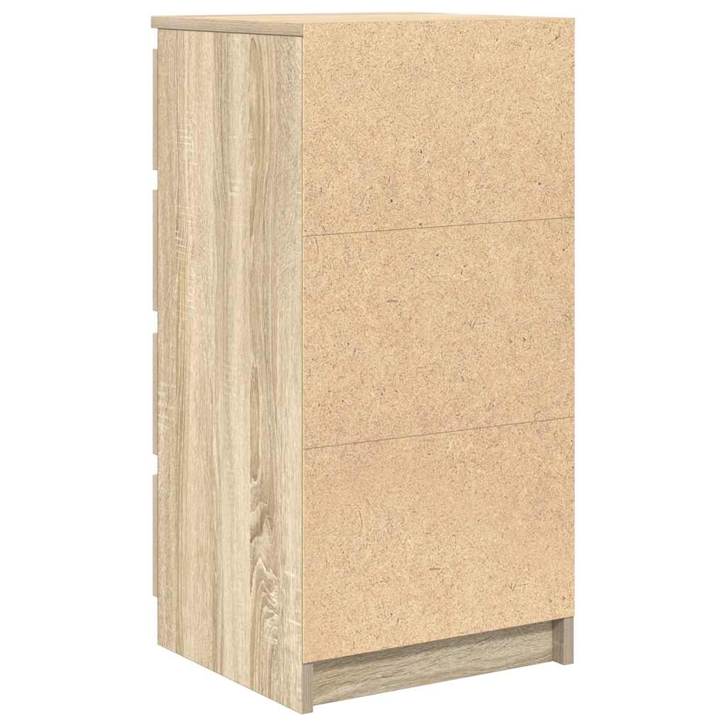 Bufetă cu sertare Stejar Sonoma 37,5x35x99 cm Lemn prelucrat GartenMobel Dekor