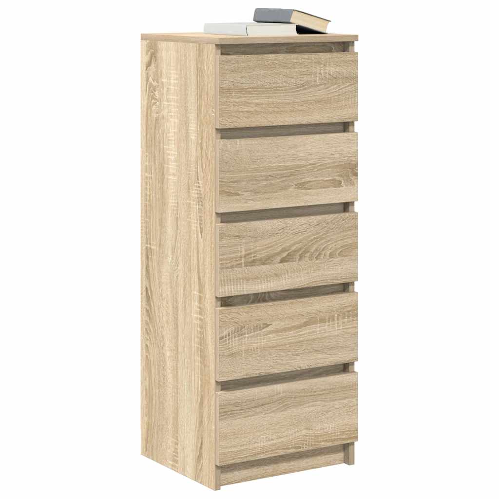 Bufetă cu sertare Stejar Sonoma 37,5x35x99 cm Lemn prelucrat GartenMobel Dekor