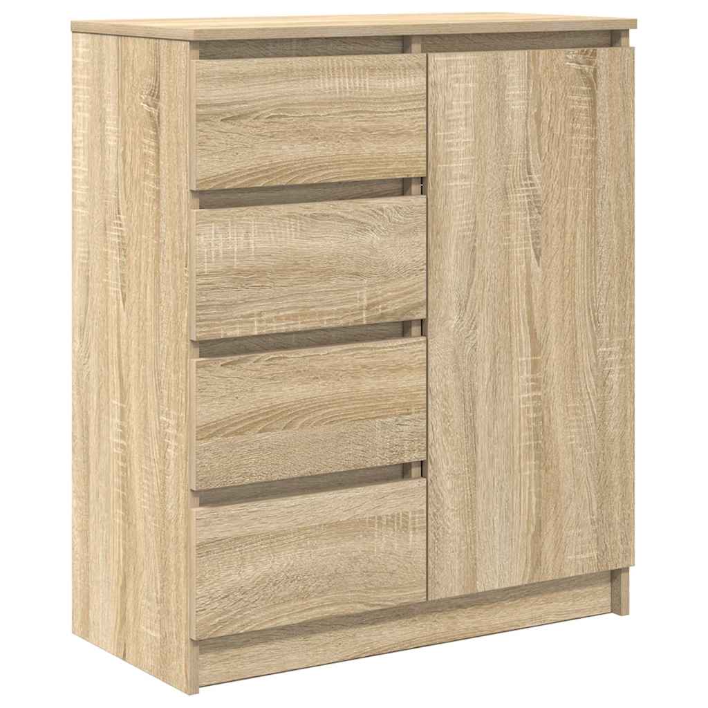 Bufetă cu sertare Stejar Sonoma 71x35x84 cm Lemn prelucrat GartenMobel Dekor