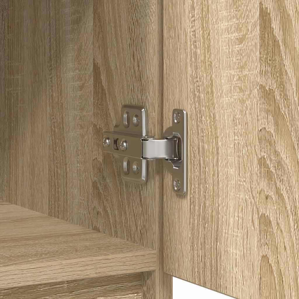 Bufetă cu sertare Stejar Sonoma 71x35x84 cm Lemn prelucrat GartenMobel Dekor