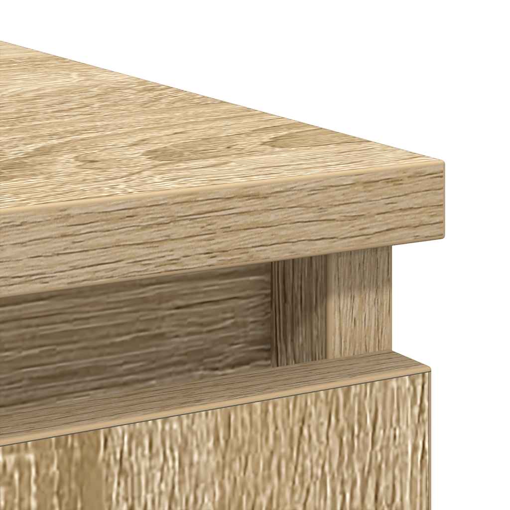 Bufetă cu sertare Stejar Sonoma 71x35x84 cm Lemn prelucrat GartenMobel Dekor