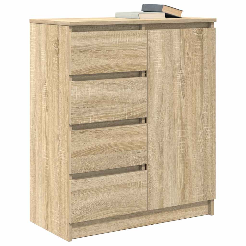 Bufetă cu sertare Stejar Sonoma 71x35x84 cm Lemn prelucrat GartenMobel Dekor