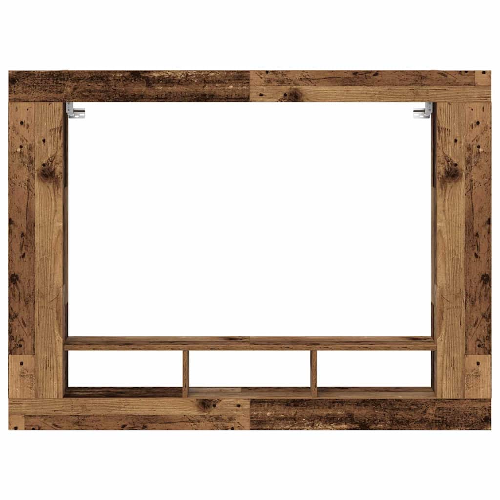 Cabinet TV Pe perete Lemn vechi 152 x 22 x 113 cm Lemn compozit GartenMobel Dekor