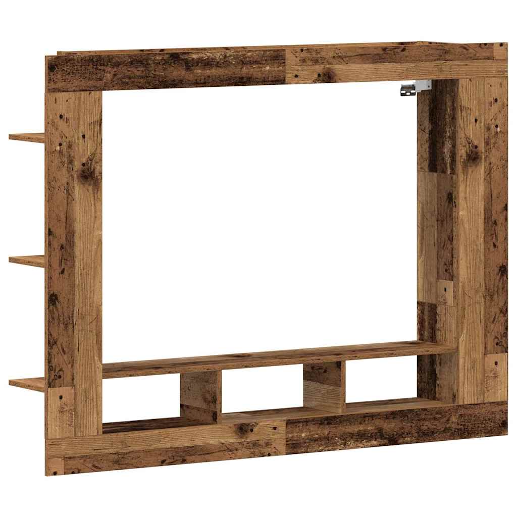 Cabinet TV Pe perete Lemn vechi 152 x 22 x 113 cm Lemn compozit GartenMobel Dekor