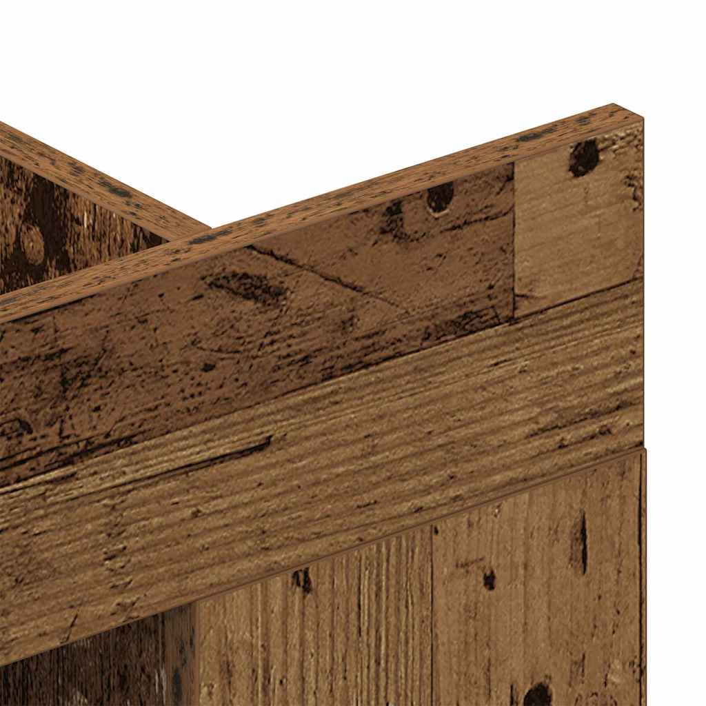 Cabinet TV Pe perete Lemn vechi 152 x 22 x 113 cm Lemn compozit GartenMobel Dekor