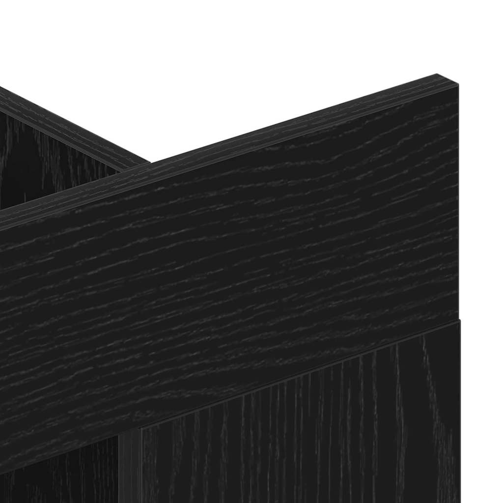 Cabinet TV Stejar negru 152 x 22 x 113 cm Lemn compozit GartenMobel Dekor