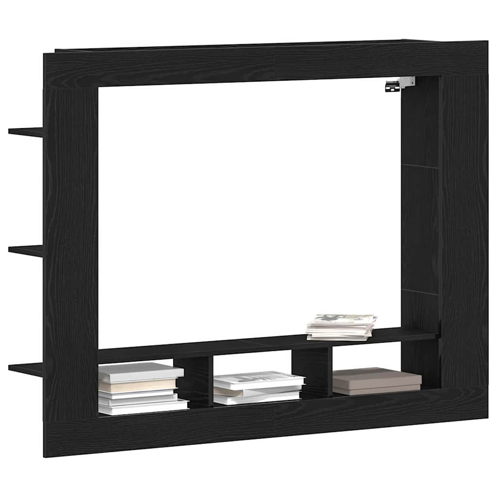 Cabinet TV Stejar negru 152 x 22 x 113 cm Lemn compozit GartenMobel Dekor