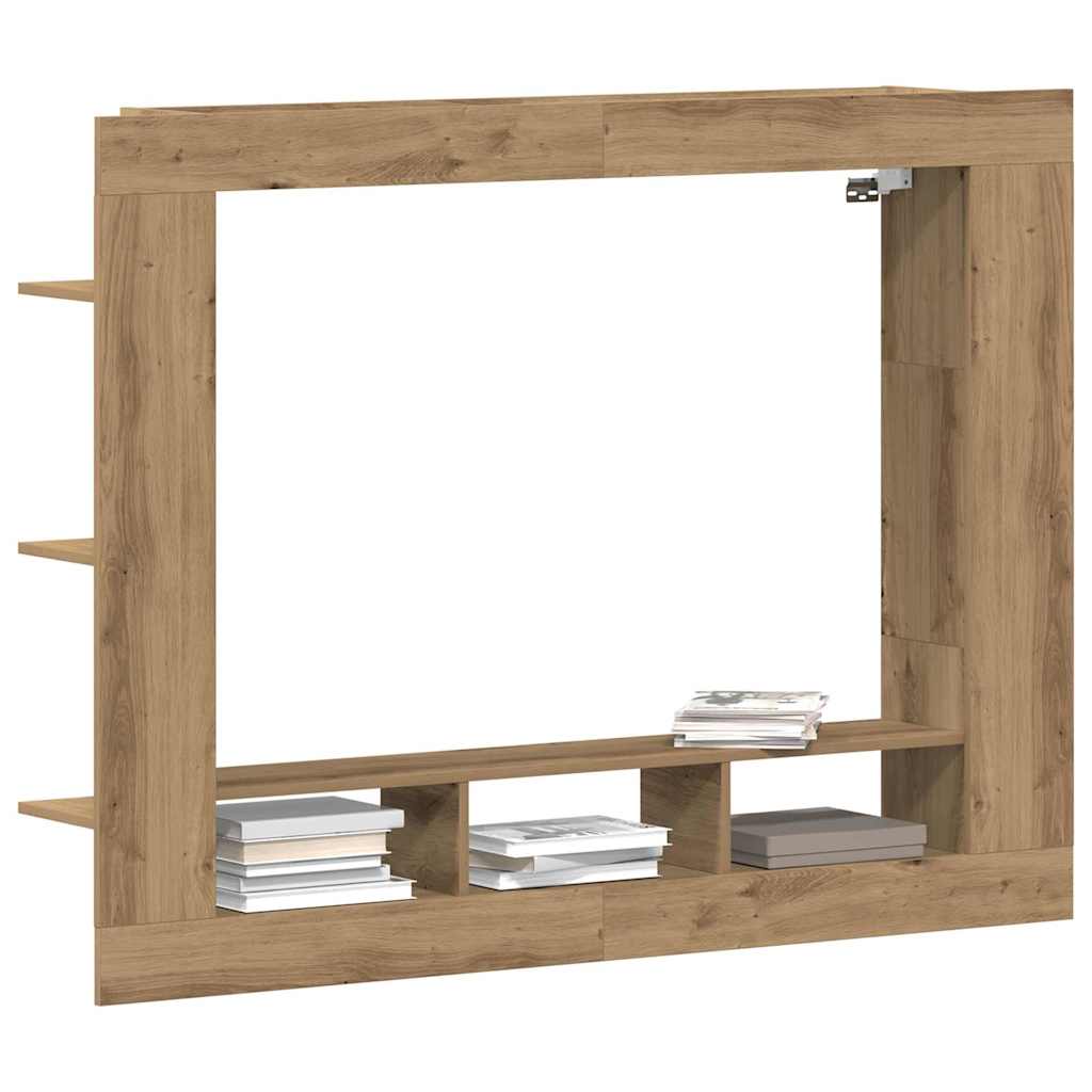 Cabinet TV stejar artizanal 152 x 22 x 113 cm Lemn compozit GartenMobel Dekor