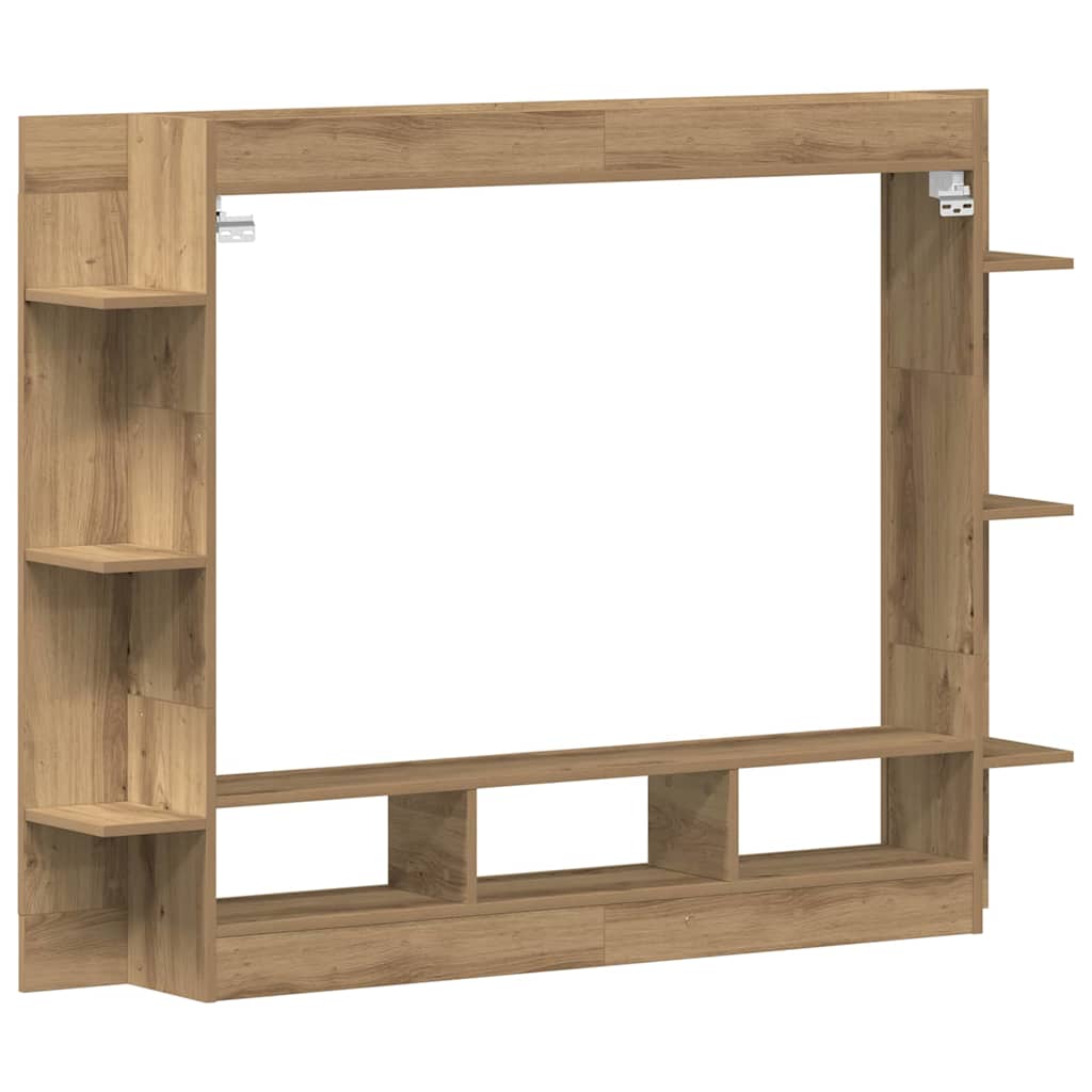 Cabinet TV stejar artizanal 152 x 22 x 113 cm Lemn compozit GartenMobel Dekor