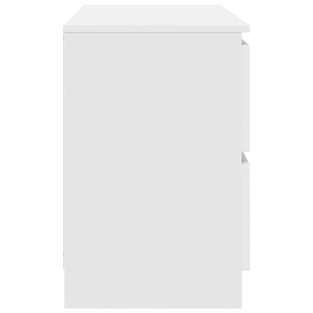 Dulap TV alb 80x35x54 cm lemn prelucrat GartenMobel Dekor