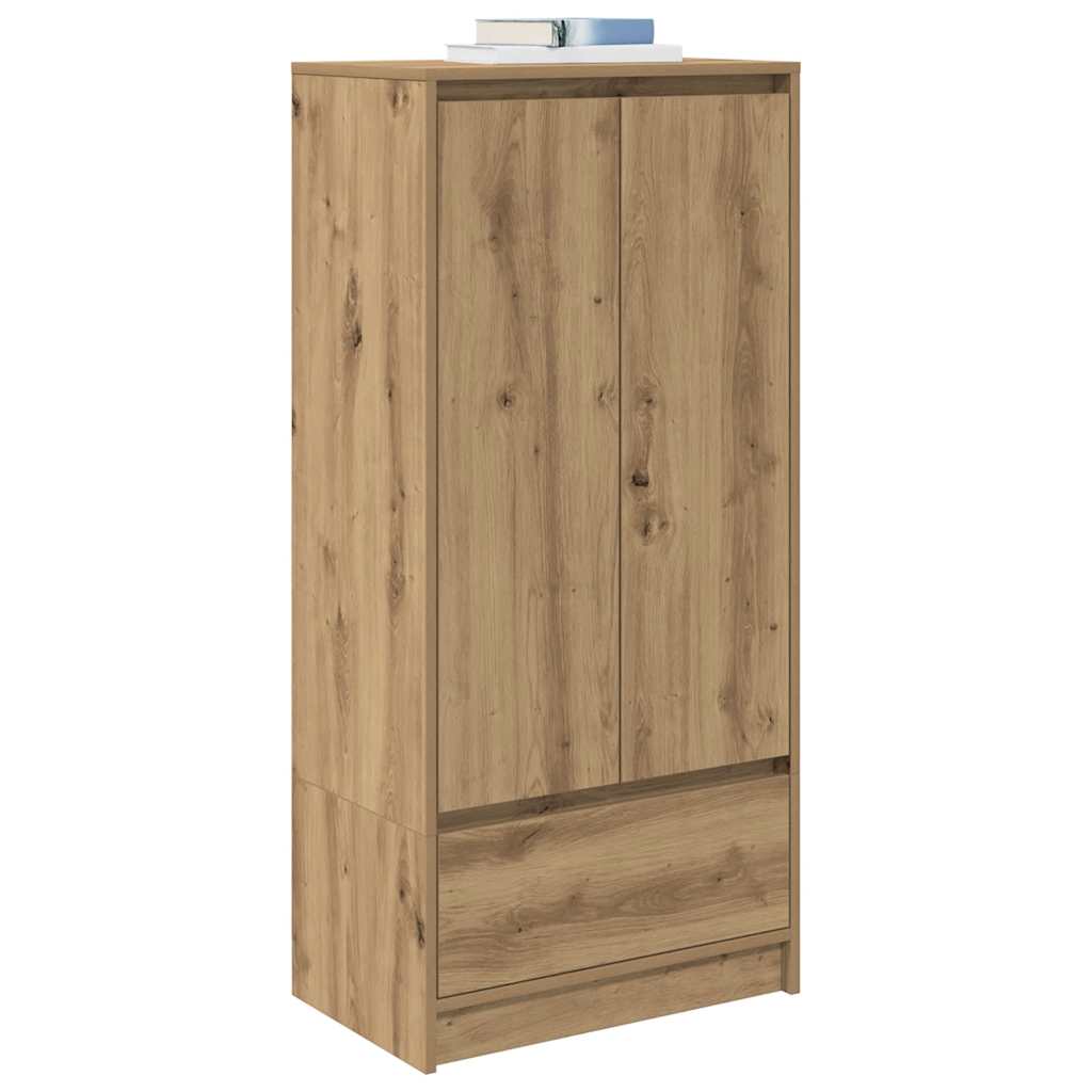 Dulap cu sertar Artisan Stejar 55,5x34x119,5 cm lemn prelucrat GartenMobel Dekor