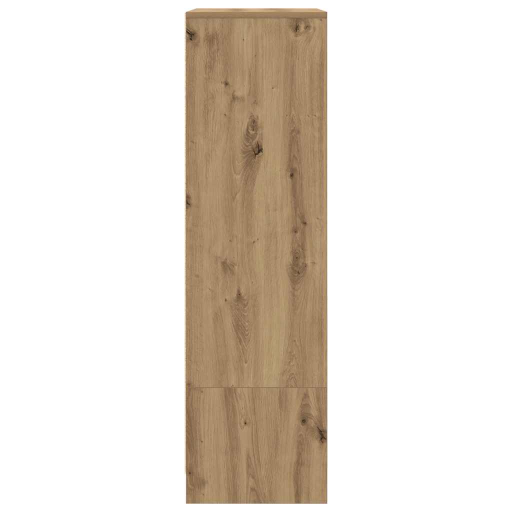Dulap cu sertar Artisan Stejar 55,5x34x119,5 cm lemn prelucrat GartenMobel Dekor