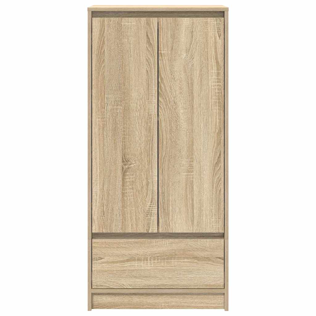 Dulap cu sertar Stejar Sonoma 55,5x34x119,5 cm Lemn prelucrat GartenMobel Dekor