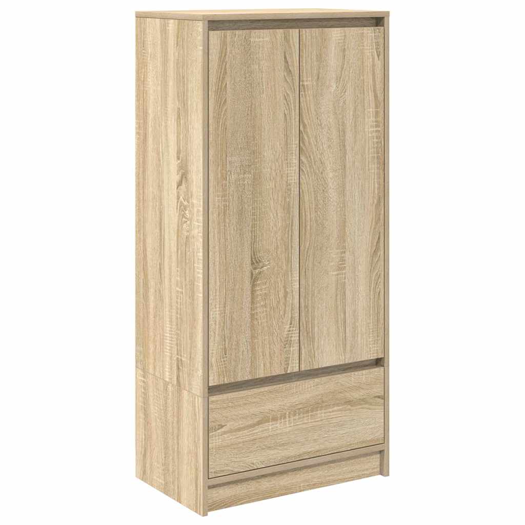 Dulap cu sertar Stejar Sonoma 55,5x34x119,5 cm Lemn prelucrat GartenMobel Dekor
