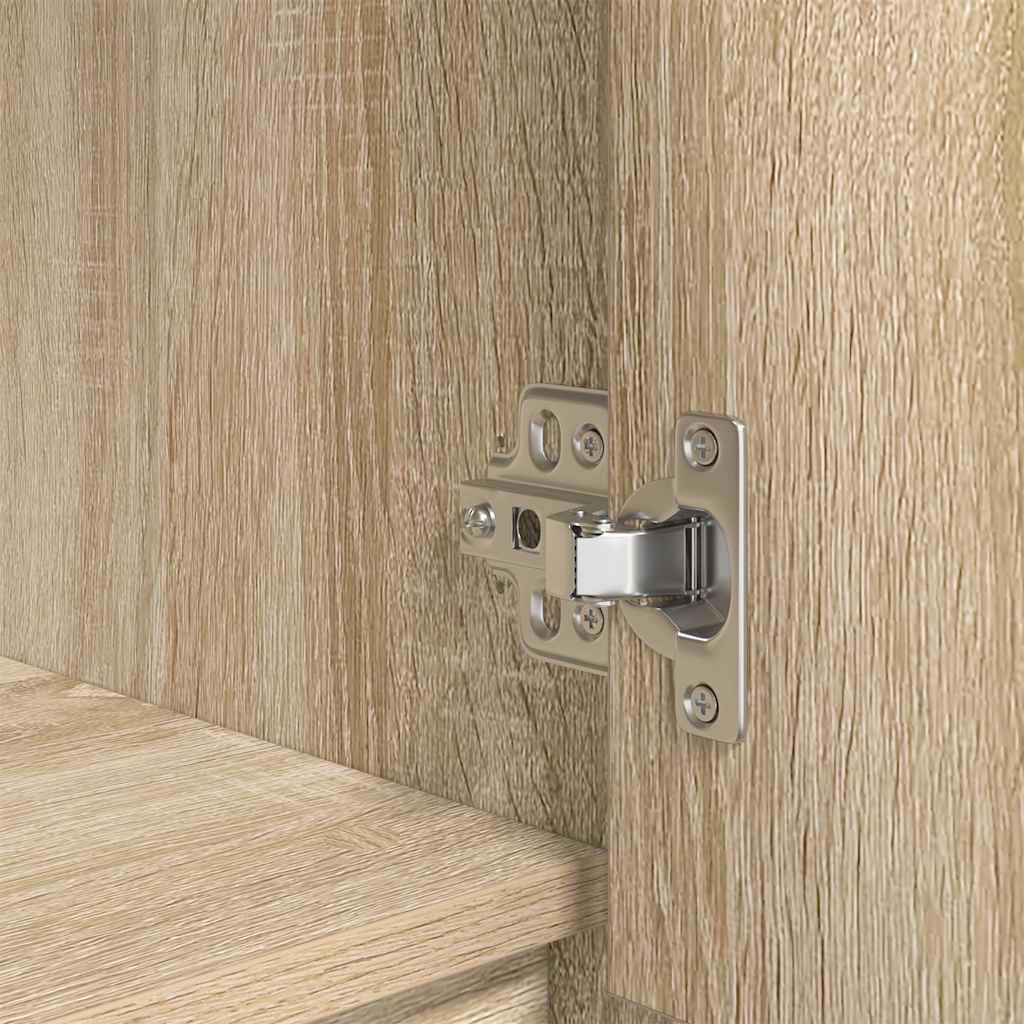 Dulap cu sertar Stejar Sonoma 55,5x34x119,5 cm Lemn prelucrat GartenMobel Dekor