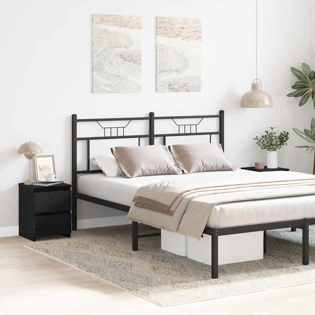 Dulap de noapte cu sertar 2 pcs Stejar negru 30 x 30 x 40 cm GartenMobel Dekor