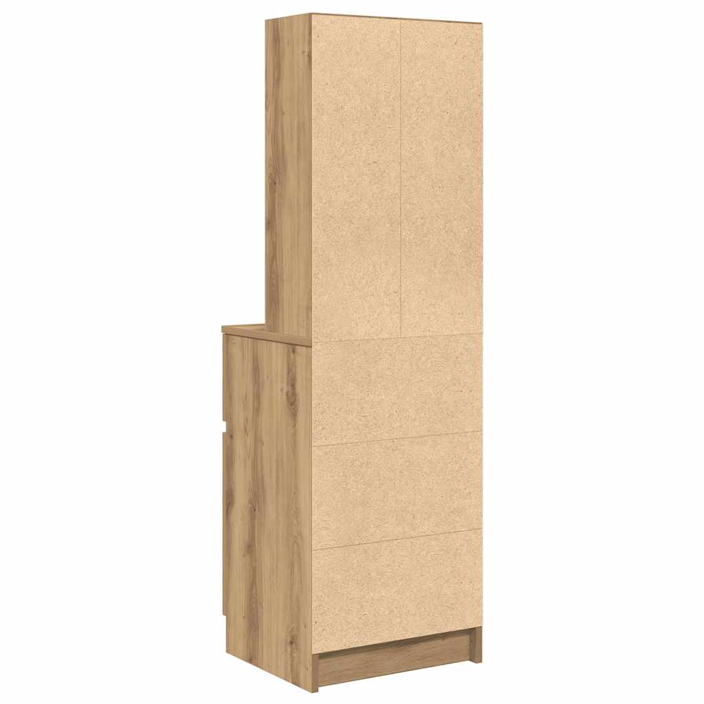 Noptiera Artisan Stejar 39x35x125 cm Lemn prelucrat GartenMobel Dekor