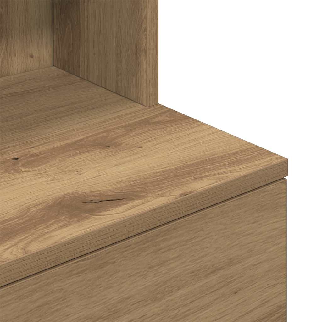 Noptiera Artisan Stejar 39x35x125 cm Lemn prelucrat GartenMobel Dekor