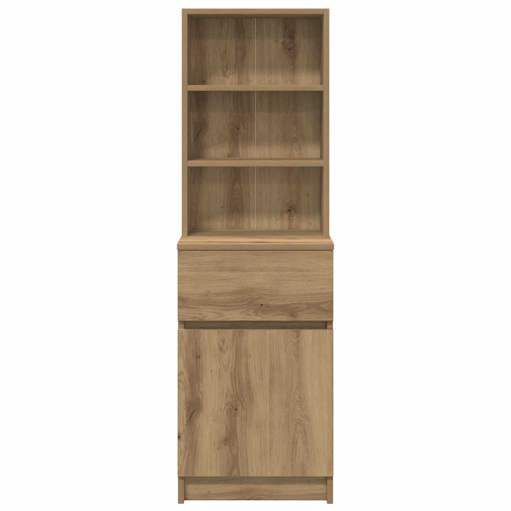 Noptiera Artisan Stejar 39x35x125 cm Lemn prelucrat GartenMobel Dekor
