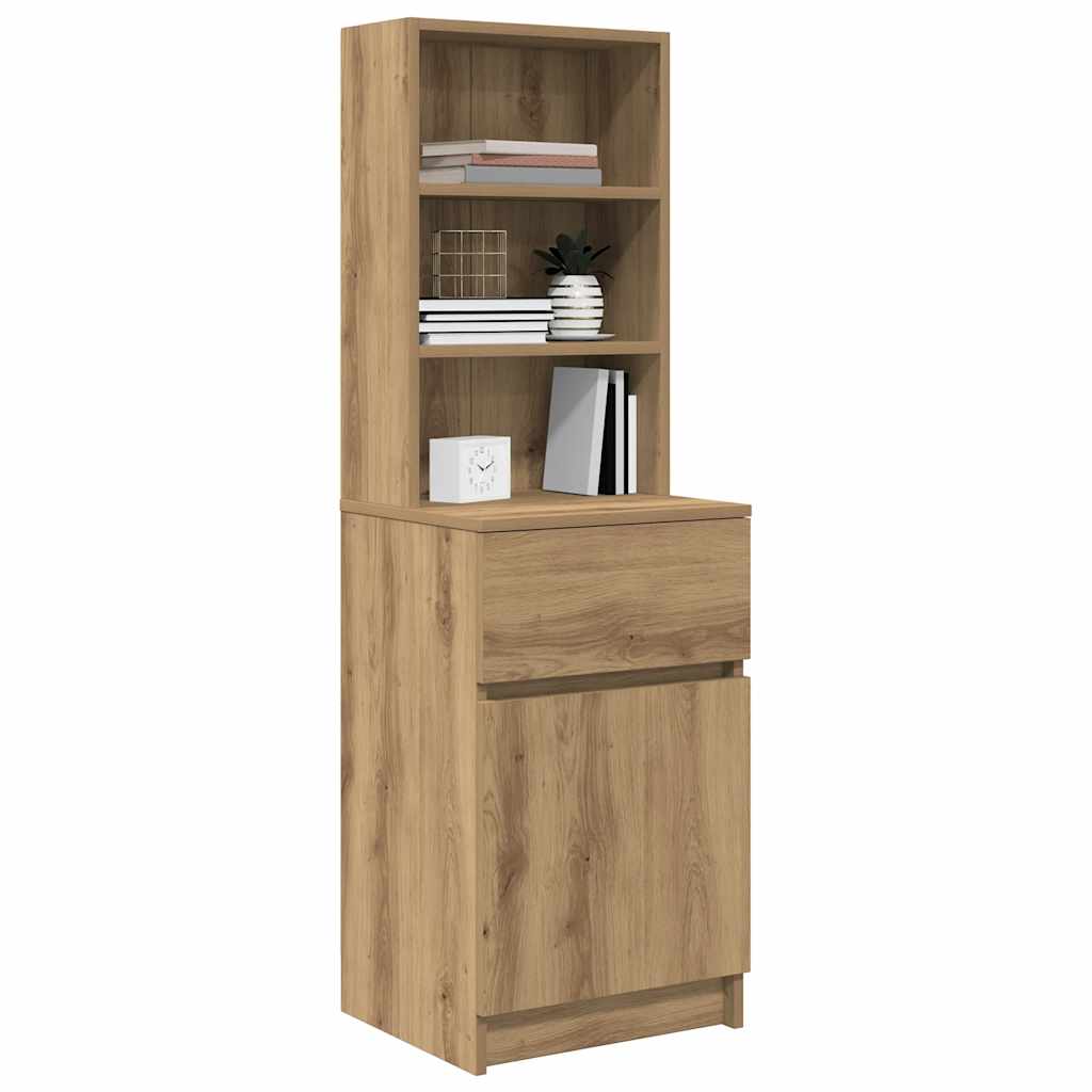 Noptiera Artisan Stejar 39x35x125 cm Lemn prelucrat GartenMobel Dekor