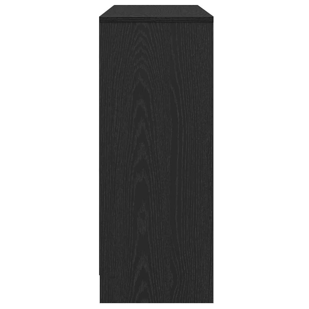Bufet Negru 102 x 33 x 75 cm Lemn compozit GartenMobel Dekor