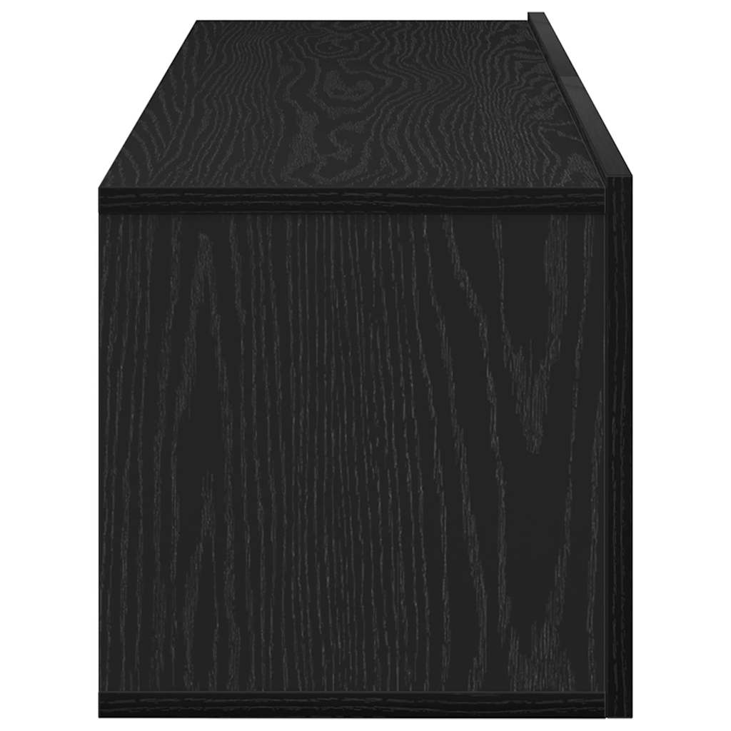 Cabinet TV 2 pcs Negru 100 x 30 x 30 cm Lemn compozit GartenMobel Dekor