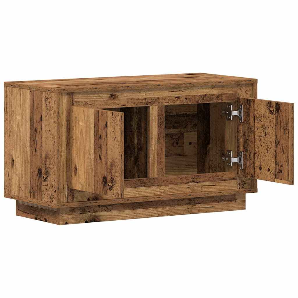 Cabinet TV Lemn vechi 80 x 35 x 45 cm Lemn compozit GartenMobel Dekor