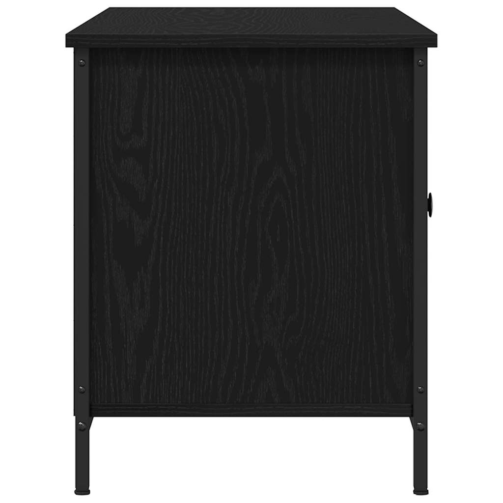 Cabinet TV Stejar negru 100 x 40 x 50 cm Lemn compozit GartenMobel Dekor