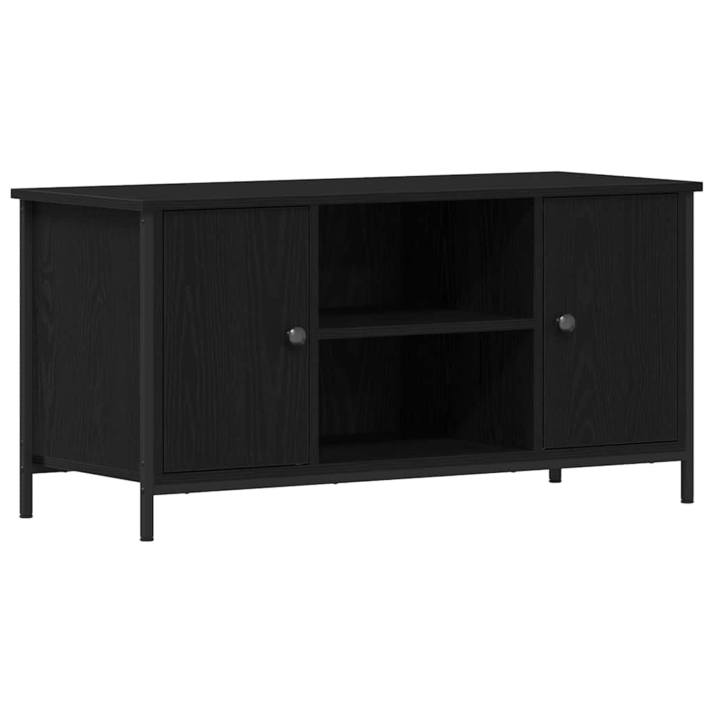 Cabinet TV Stejar negru 100 x 40 x 50 cm Lemn compozit GartenMobel Dekor