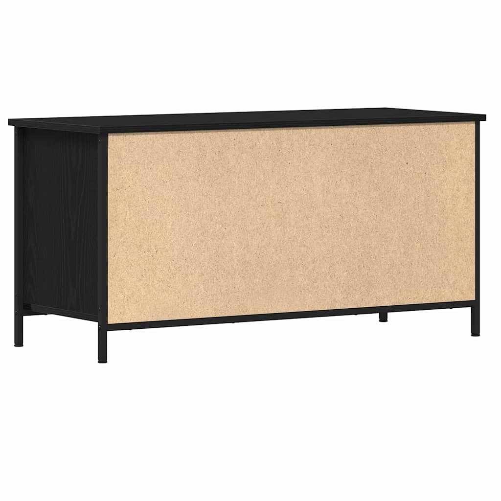 Cabinet TV Stejar negru 100 x 40 x 50 cm Lemn compozit GartenMobel Dekor
