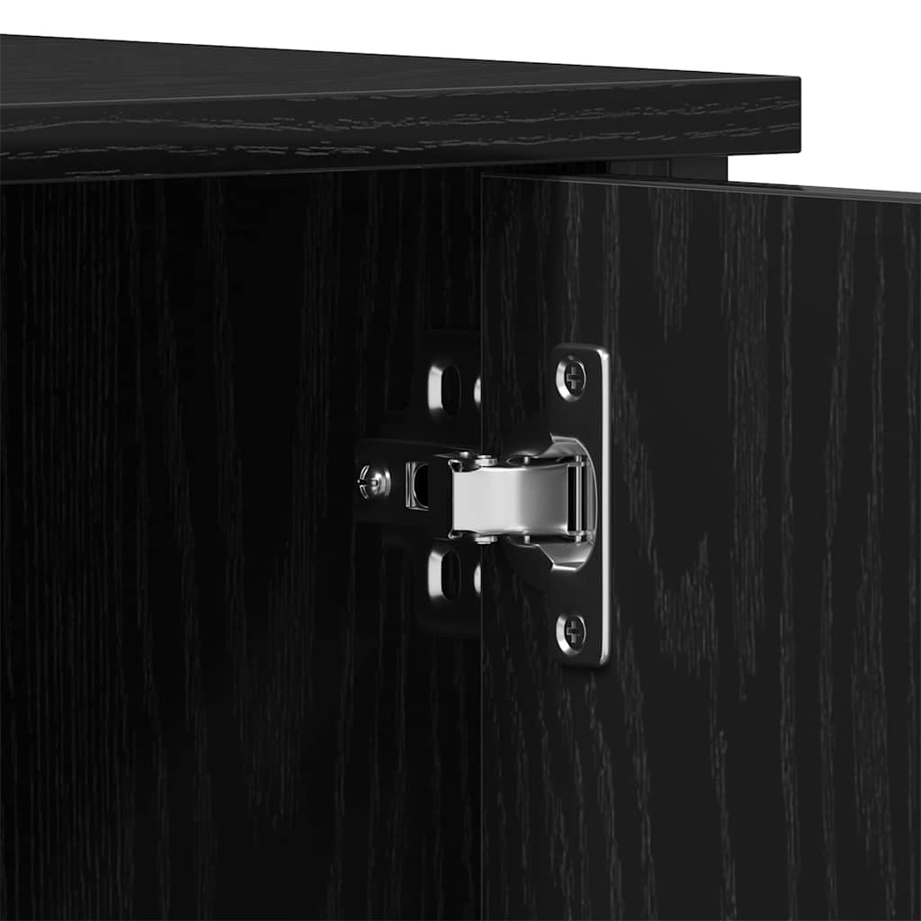 Cabinet TV Stejar negru 100 x 40 x 50 cm Lemn compozit GartenMobel Dekor