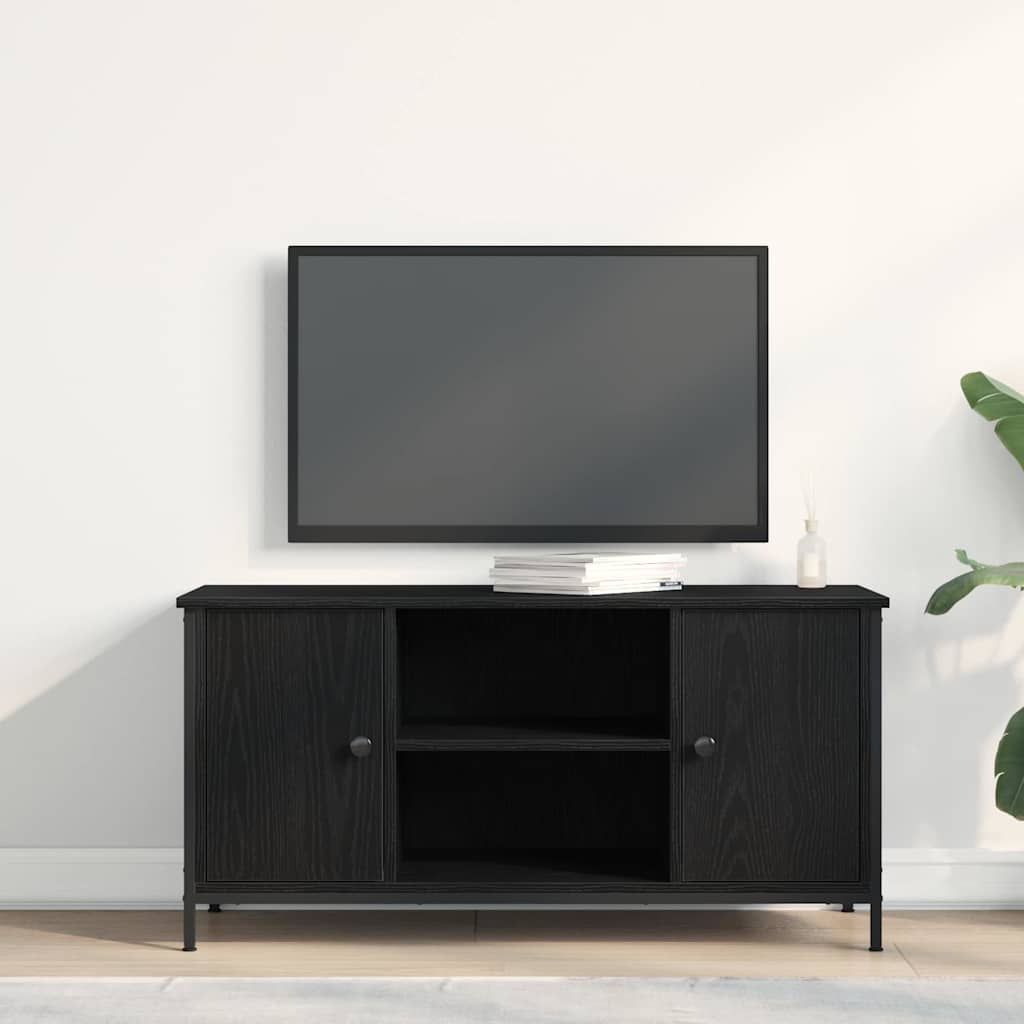 Cabinet TV Stejar negru 100 x 40 x 50 cm Lemn compozit GartenMobel Dekor