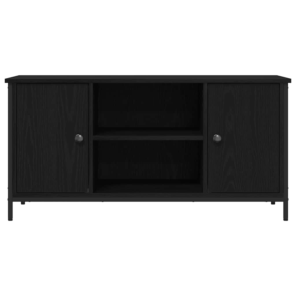 Cabinet TV Stejar negru 100 x 40 x 50 cm Lemn compozit GartenMobel Dekor