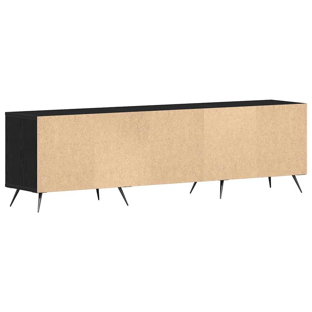 Cabinet TV Stejar negru 150 x 30 x 44.5 cm Lemn compozit GartenMobel Dekor