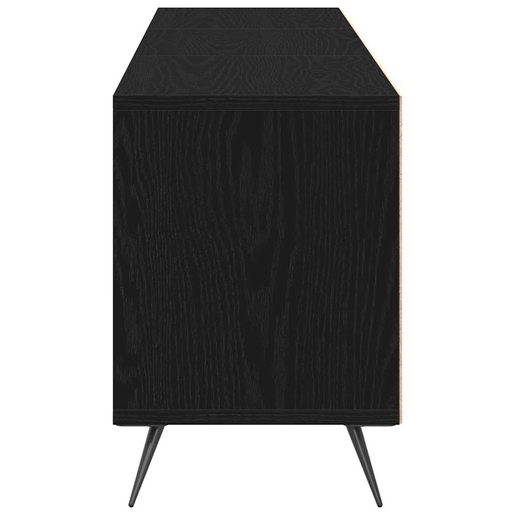 Cabinet TV Stejar negru 150 x 30 x 44.5 cm Lemn compozit GartenMobel Dekor